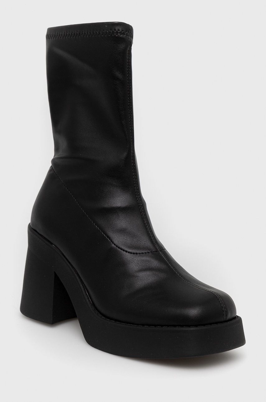 

Черевики Steve Madden Overcast жіночі колір чорний на платформі