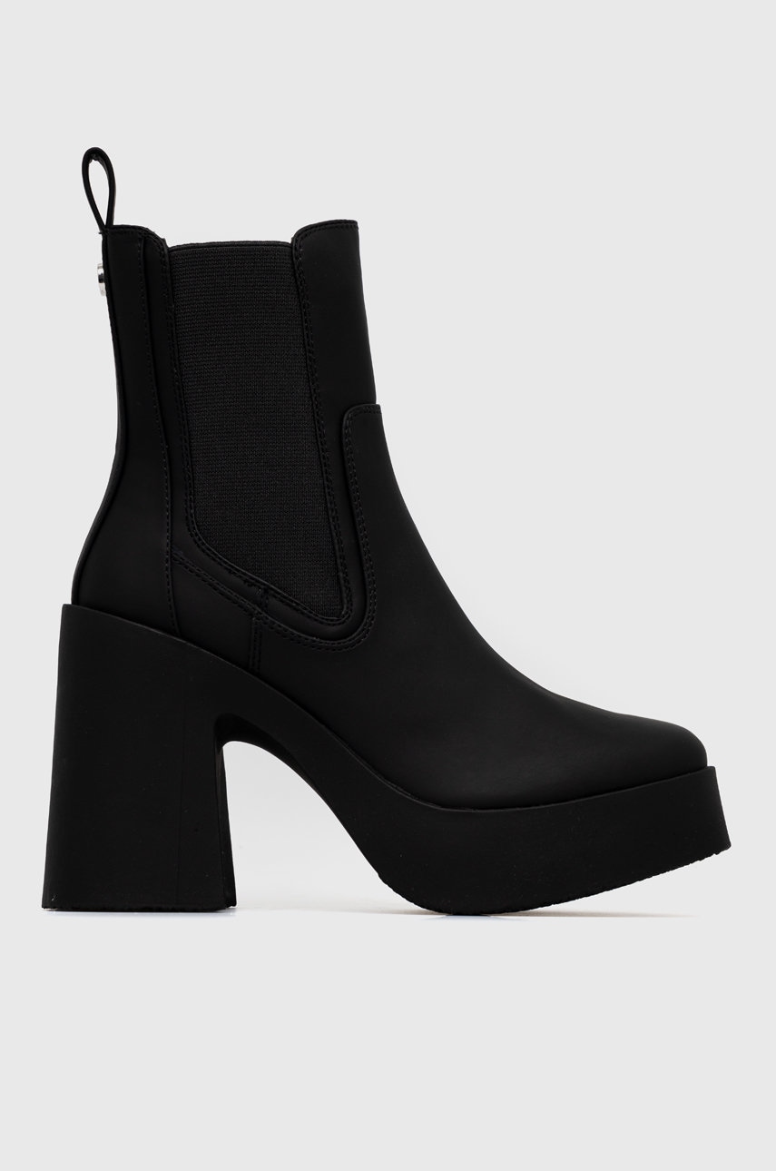 Steve Madden Cizme Climate Femei, Culoarea Negru, Cu Toc Drept