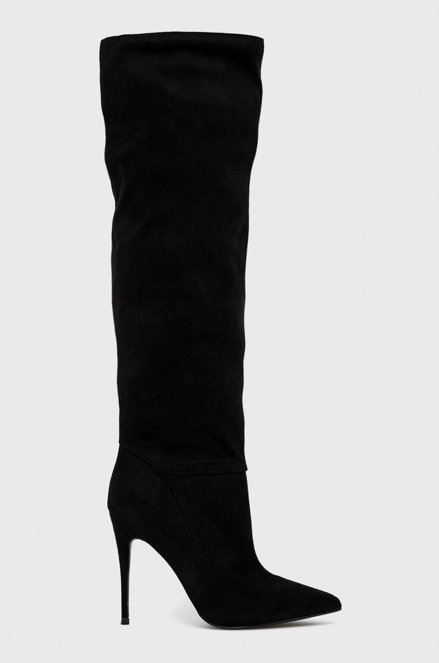 Steve Madden cizme Darian femei, culoarea negru, cu toc cui