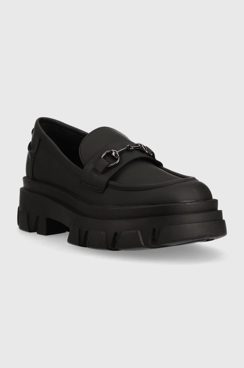 

Мокасини Steve Madden Linwood жіночі колір чорний на платформі