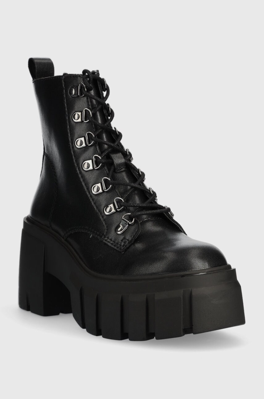 

Черевики Steve Madden Bewilder жіночі колір чорний на платформі