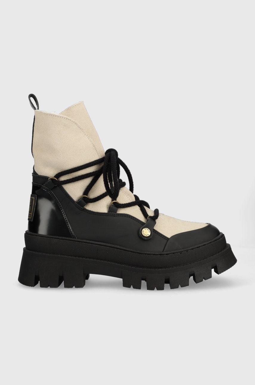 

Зимові чоботи Steve Madden Fuzzy колір бежевий