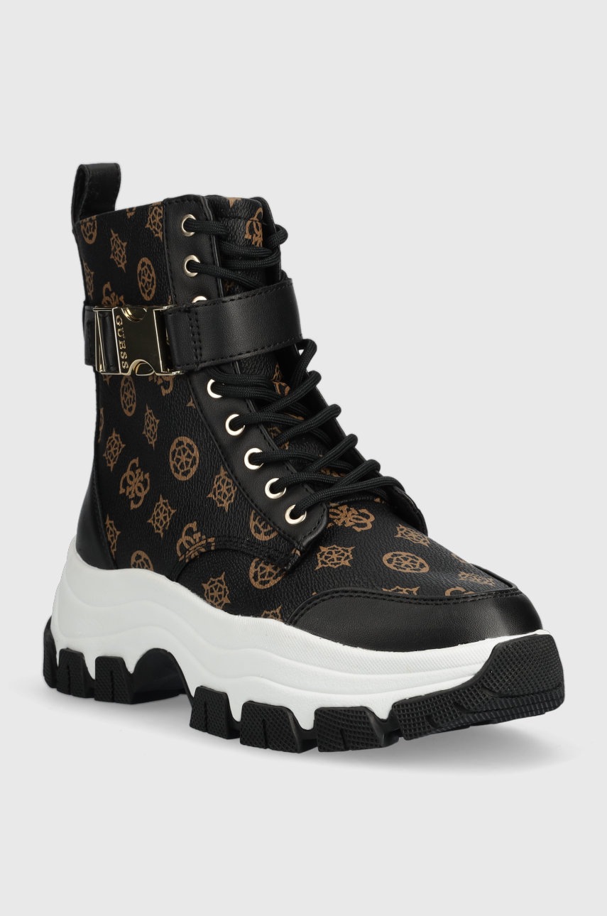 

Кроссовки Guess Bikerz женские цвет чёрный