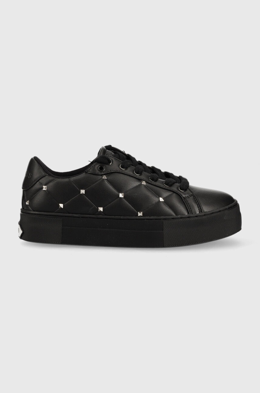 

Маратонки Guess Garmini в черно, Черен