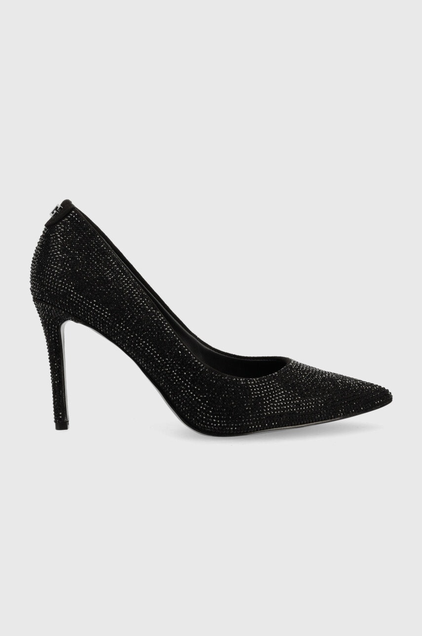 

Обувки с висок ток Guess Pieras в черно, Черен