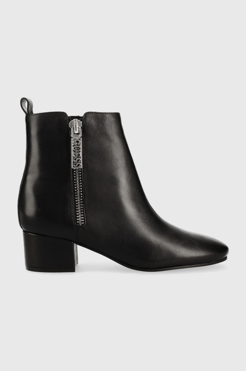 

Полусапожки Guess Saeda женские цвет чёрный каблук кирпичик