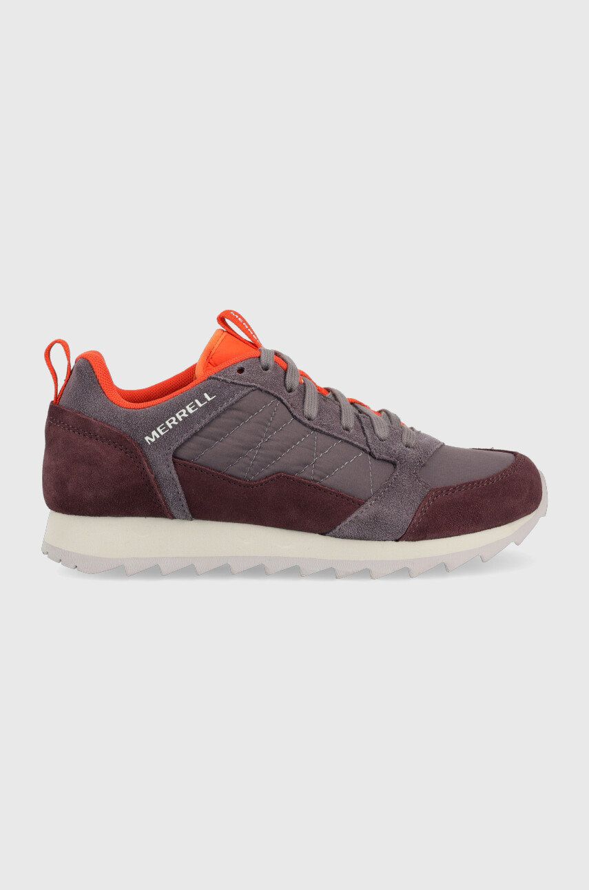 Sneakers boty Merrell fialová barva - fialová -  Svršek: Textilní materiál