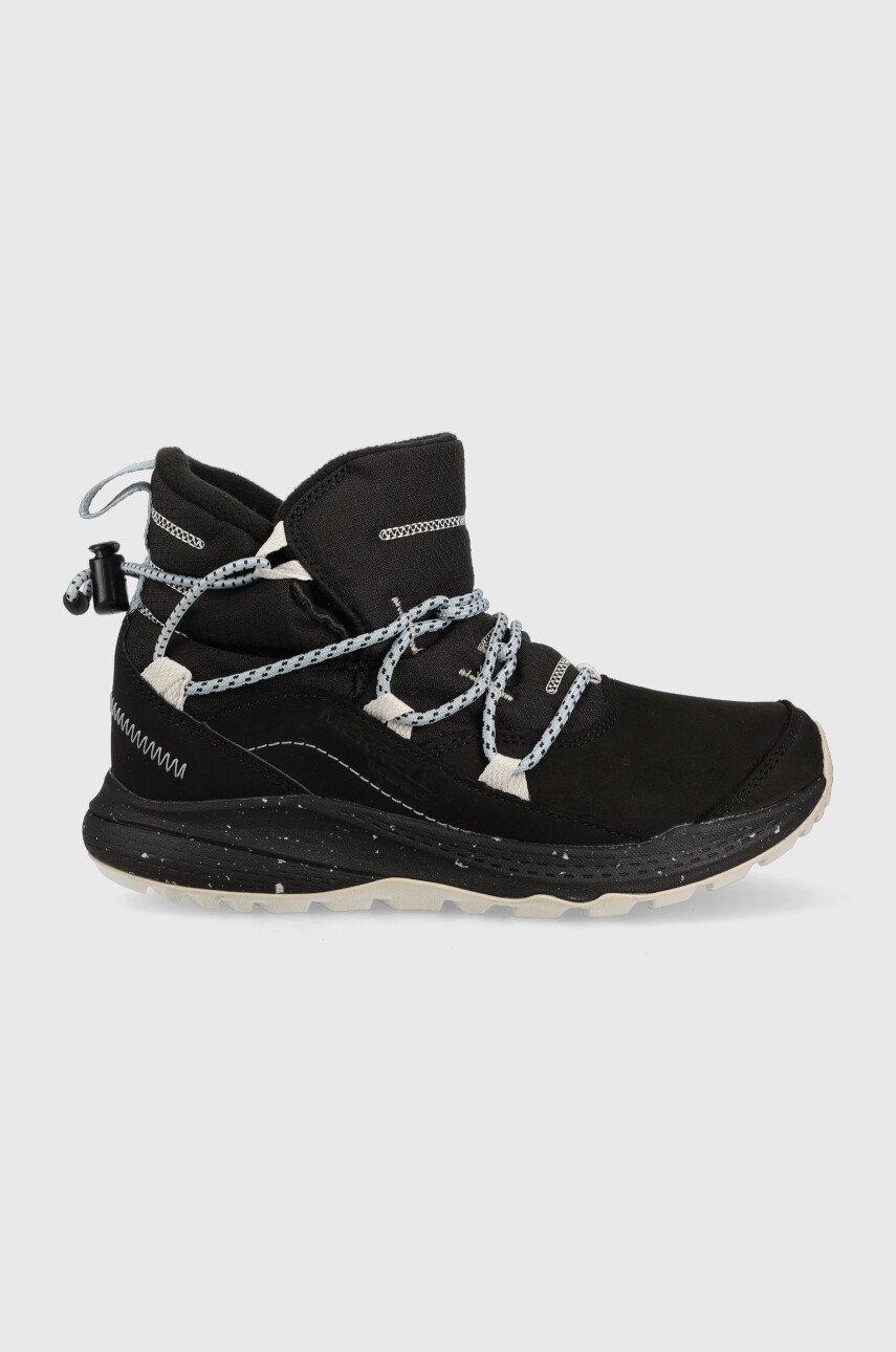 Merrell Cizme De Iarna Bravada 2 Thermo Demi Waterproof Femei, Culoarea Negru, Izolat