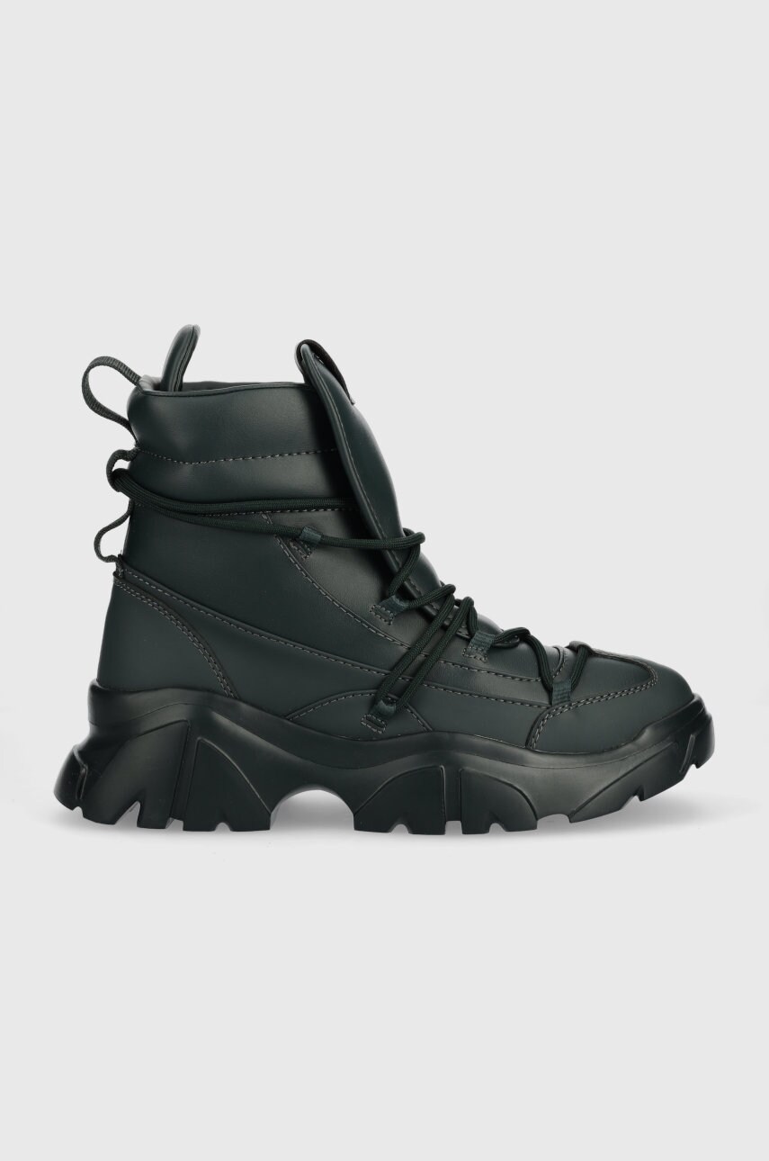 EA7 Emporio Armani pantofi Boot Flakes culoarea verde answear.ro