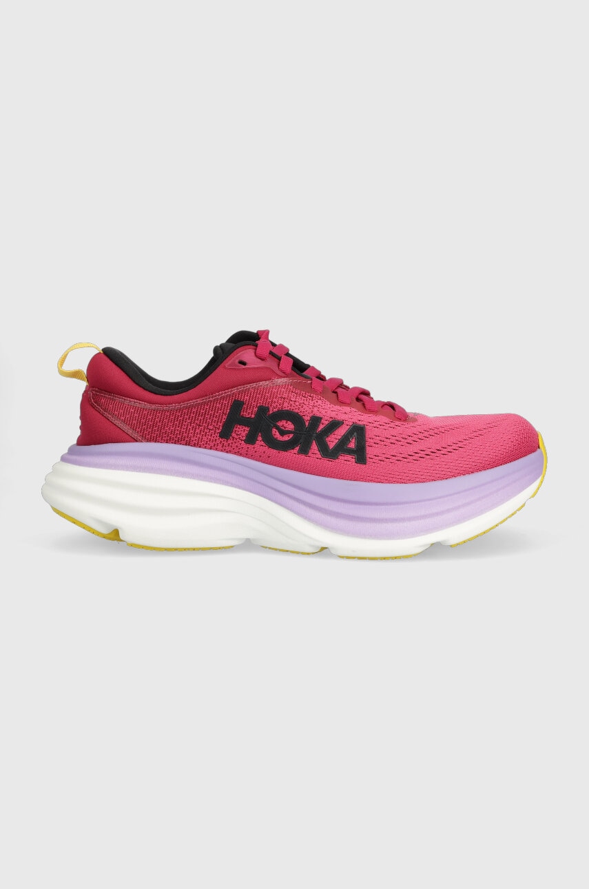 Hoka One One pantofi de alergat Bondi 8 culoarea roz