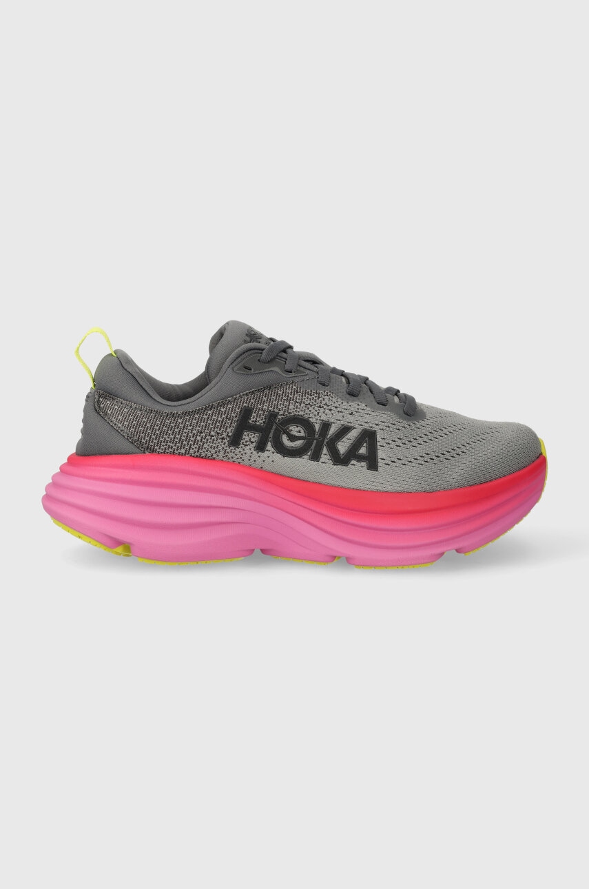 Hoka One One pantofi de alergat Bondi 8 culoarea gri