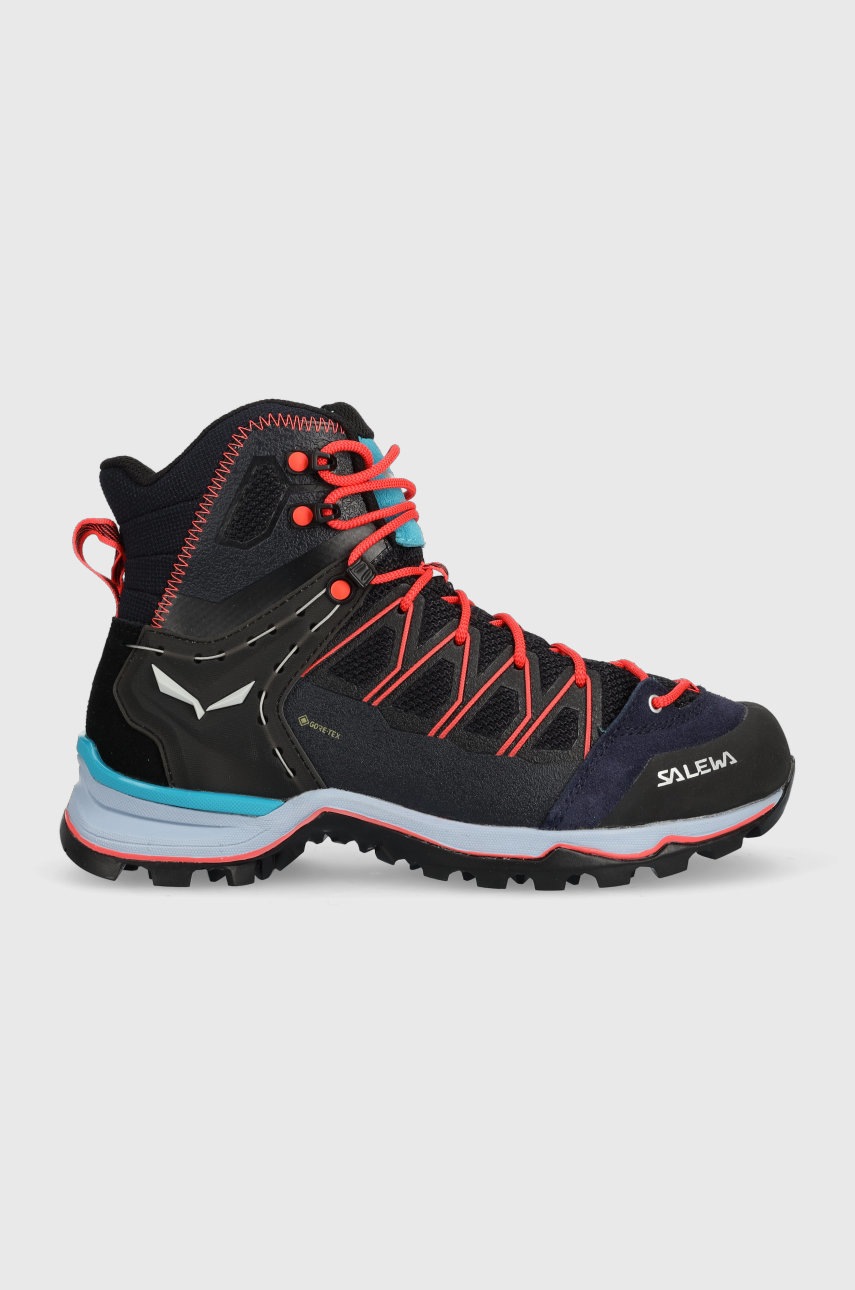 Boty Salewa Mountain Trainer Lite Mid GTX dámské, černá barva - černá -  Svršek: Textilní mater