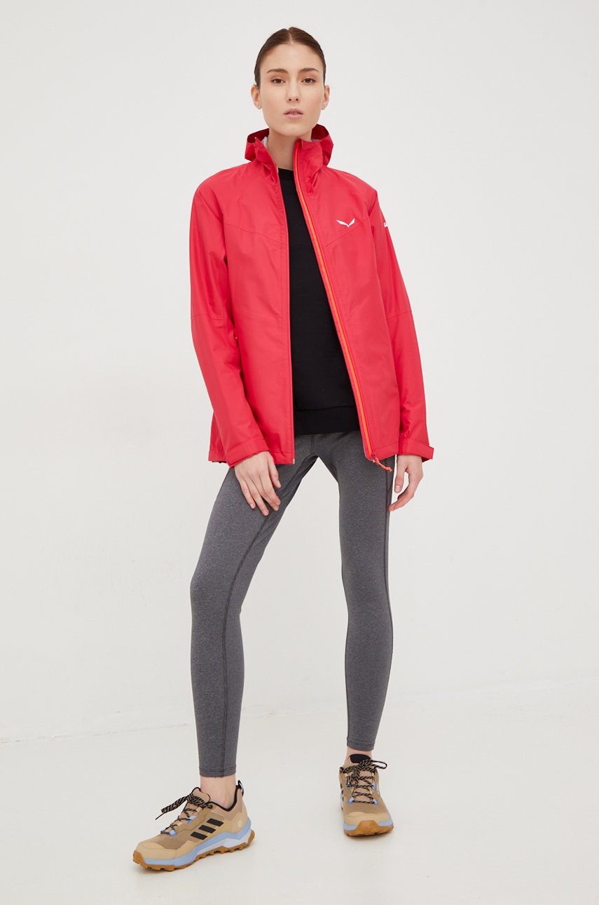 

Куртка outdoor Salewa Puez цвет розовый