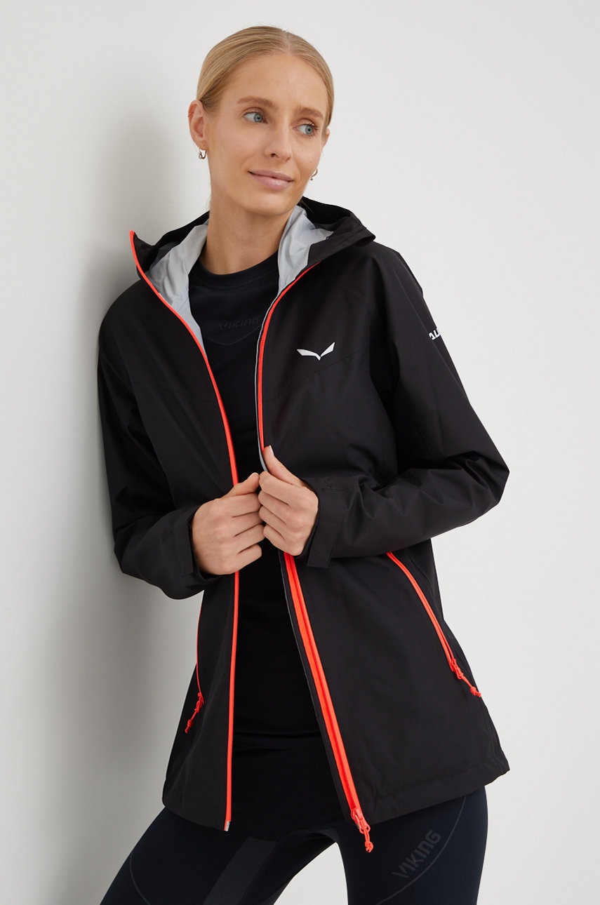 

Куртка outdoor Salewa Puez колір чорний