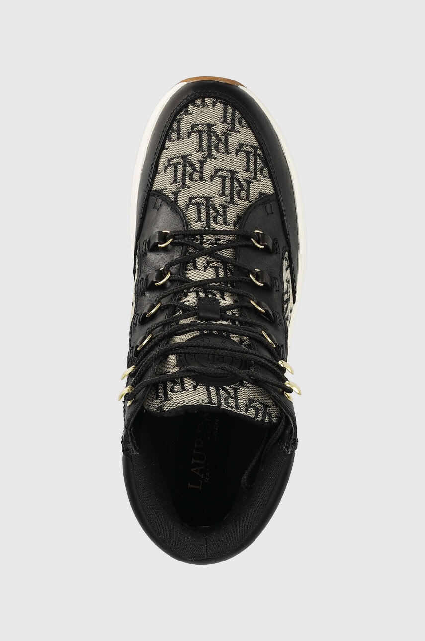 Αθλητικά Lauren Ralph Lauren χρώμα: μαύρο, φωτογραφία