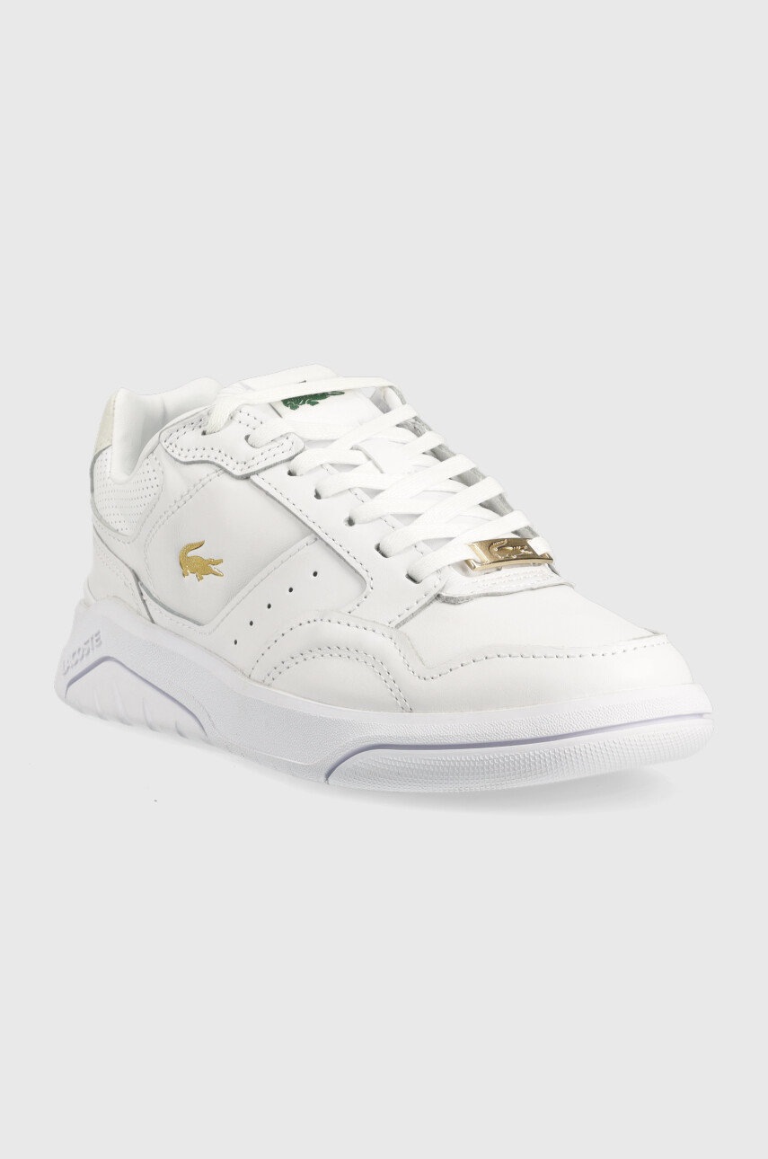 

Шкіряні кросівки Lacoste Game Advance Luxe колір білий