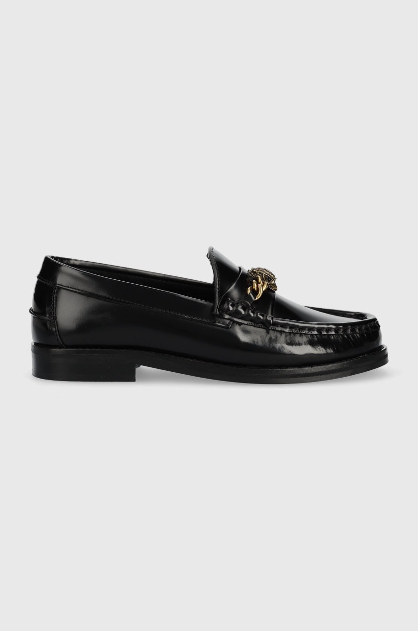 

Кожени мокасини Kurt Geiger London Chelsea в черно с равна подметка 9113900109, Черен