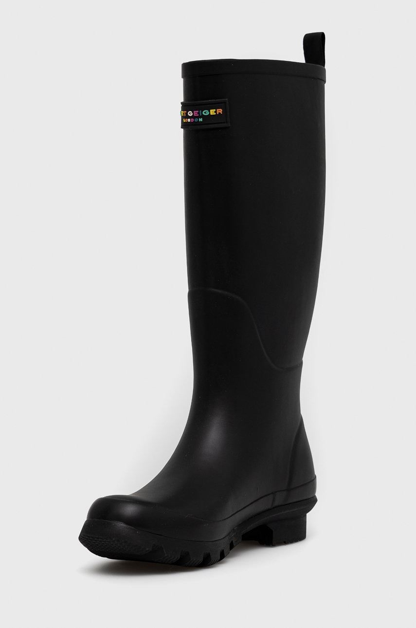 

Гумові чоботи Kurt Geiger London Sleet Long жіночі колір чорний 9105900979