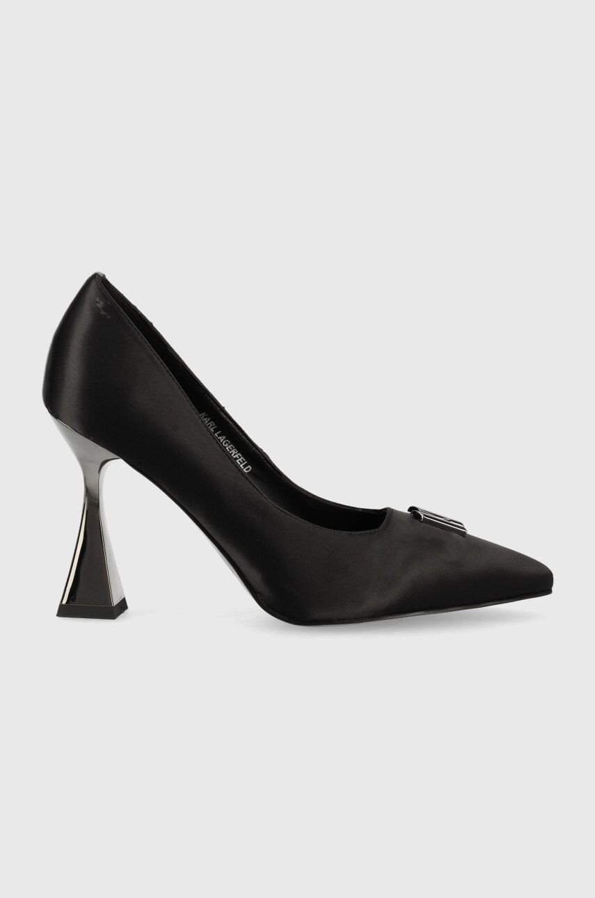 Karl Lagerfeld pantofi cu toc Debut culoarea negru answear.ro