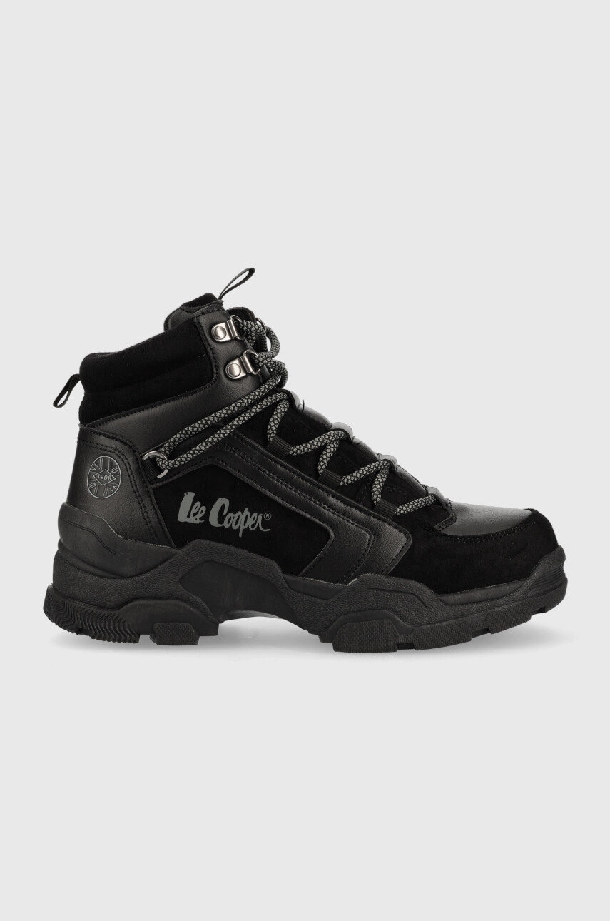 

Полусапоги Lee Cooper женские цвет чёрный на платформе