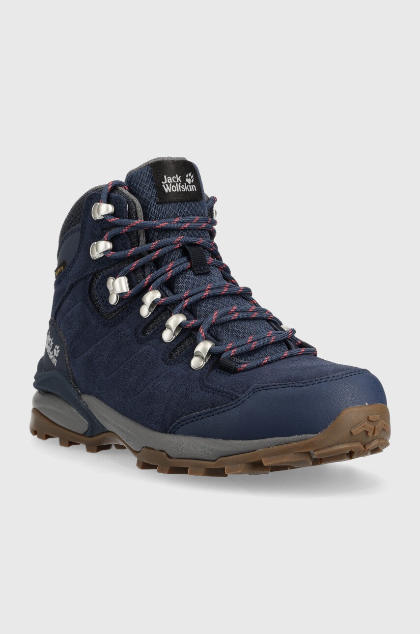 

Ботинки Jack Wolfskin Refugio Texapore Mid женские цвет синий
