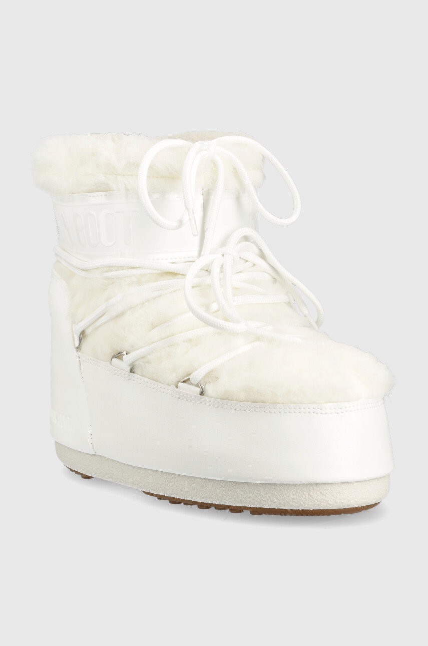 

Зимові чоботи Moon Boot Icon Low Faux Fur колір білий