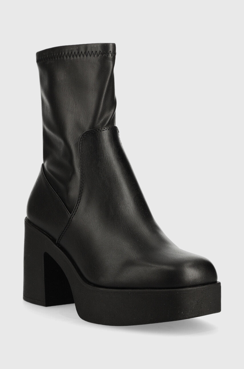 

Полусапожки Aldo Upstep женские цвет чёрный каблук кирпичик