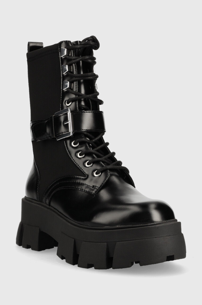 

Полусапожки Aldo Grandleap женские цвет чёрный на платформе