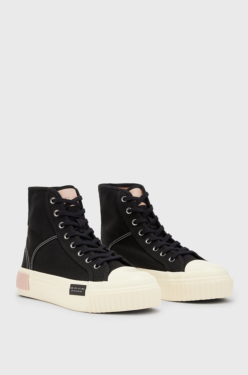

Високи кецове AllSaints Dana Flatform High Top в черно, Черен
