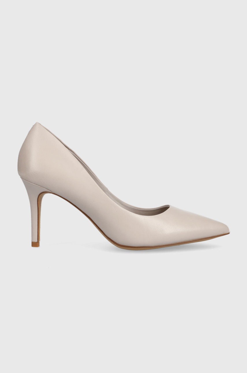 Aldo stilettos de piele culoarea violet