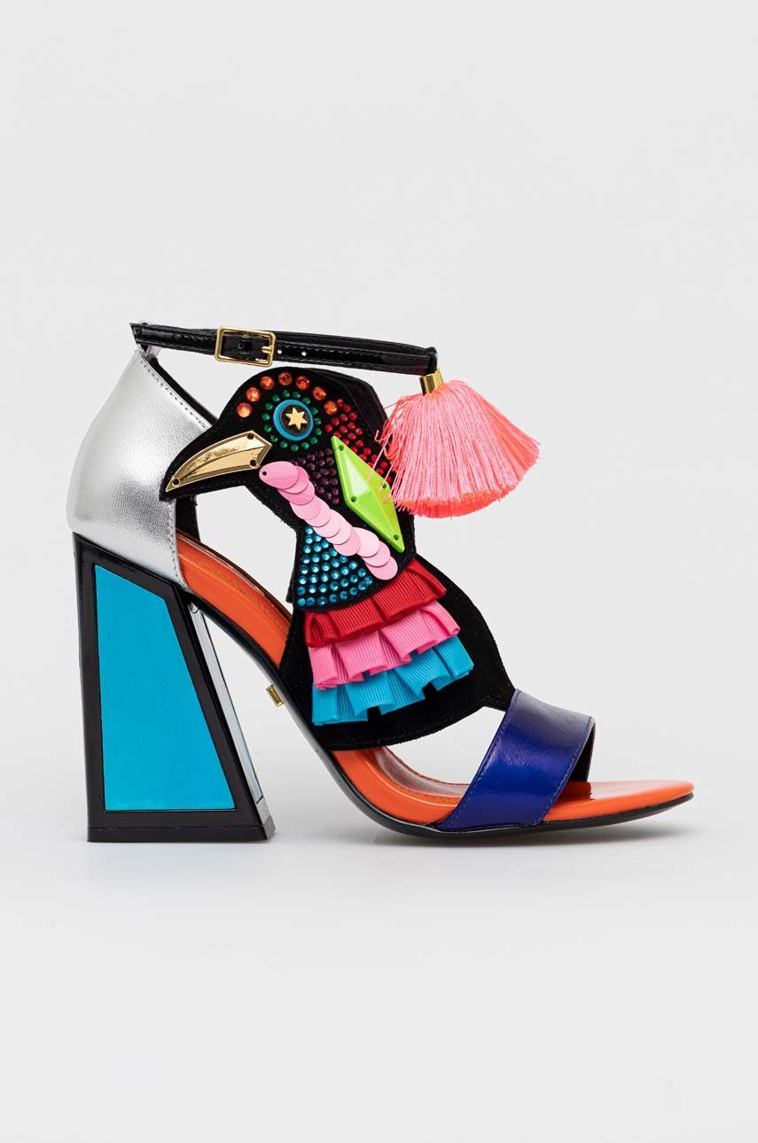 Kat Maconie sandale de piele Aya cu toc drept 2023 ❤️ Pret Super answear imagine noua 2022