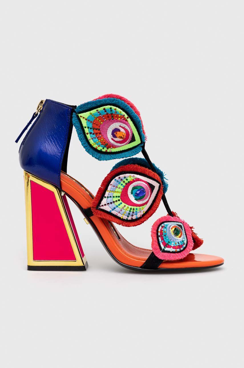 Kat Maconie sandale de piele Tanu cu toc drept 2023 ❤️ Pret Super answear imagine noua 2022