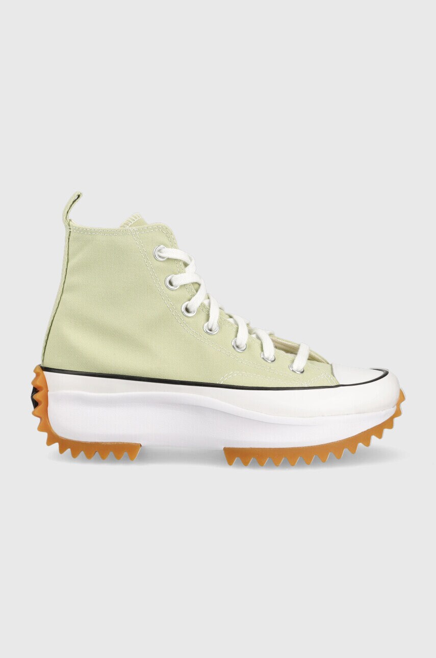 Converse tenisi run star hike femei, culoarea verde