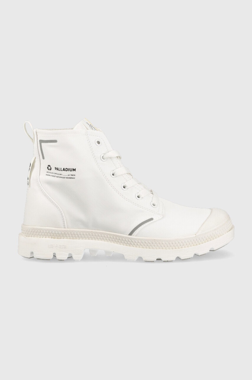 

Високи кецове Palladium в бяло, Бял