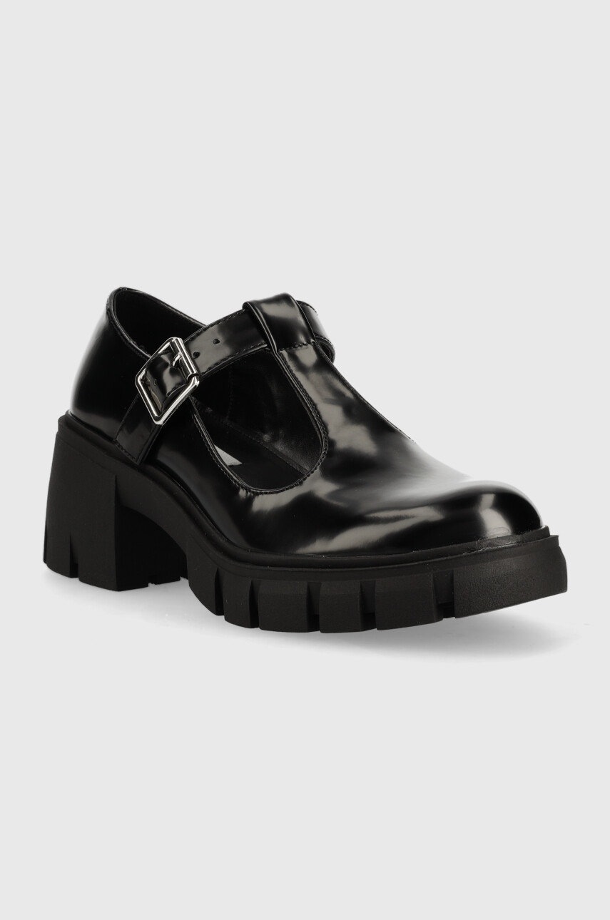

Туфлі Steve Madden Hoboken жіночі колір чорний каблук блок