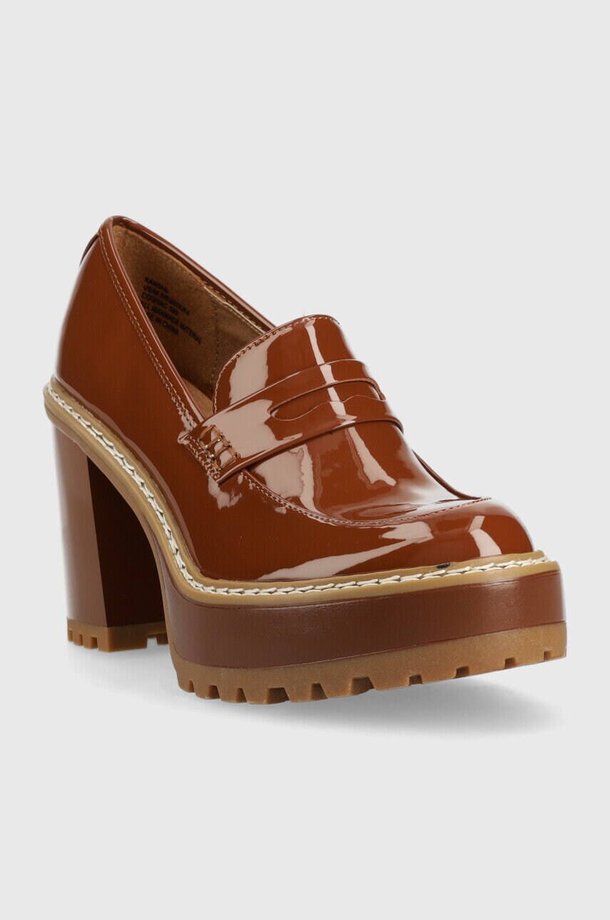 

Туфли Steve Madden Kansas цвет коричневый каблук кирпичик