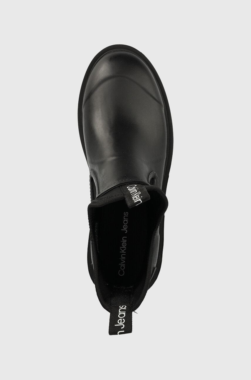 Гумові чоботи Calvin Klein Jeans Yw0yw01034 Bds Chelsea Rain Boots жіночі колір чорний 