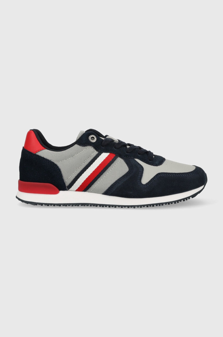 

Кроссовки Tommy Hilfiger ICONIC RUNNER MIX цвет синий FM0FM04282