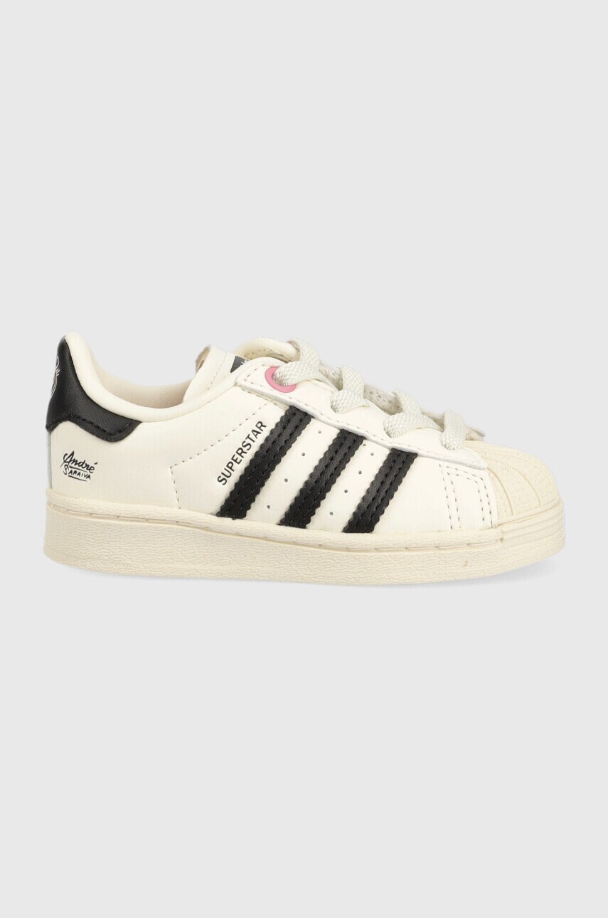 

Детские кроссовки adidas Originals цвет бежевый
