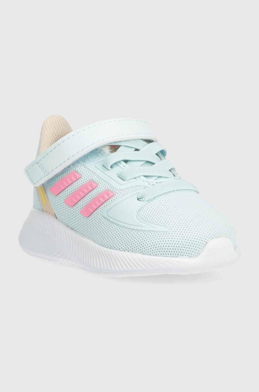 

Детские кроссовки adidas цвет бирюзовый
