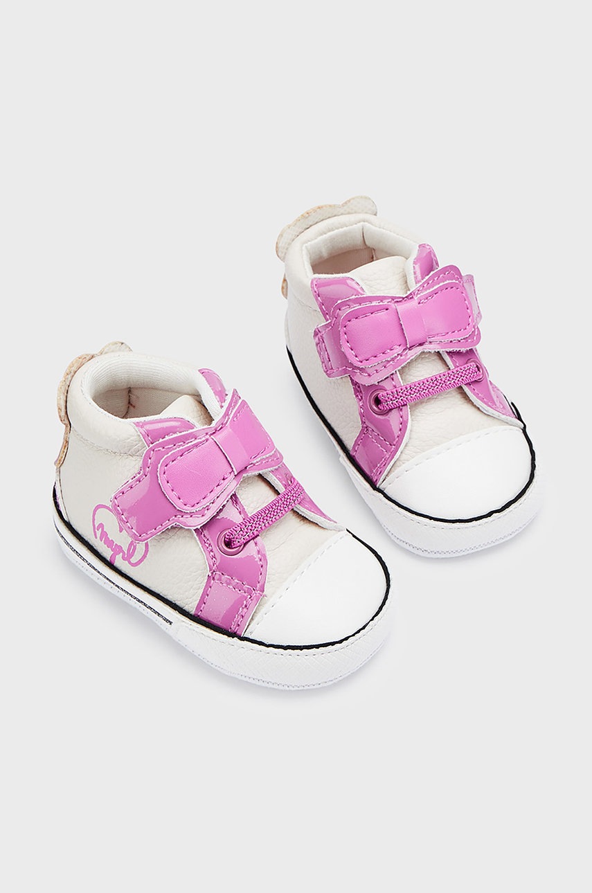 

Обувь для новорождённых Mayoral Newborn цвет розовый