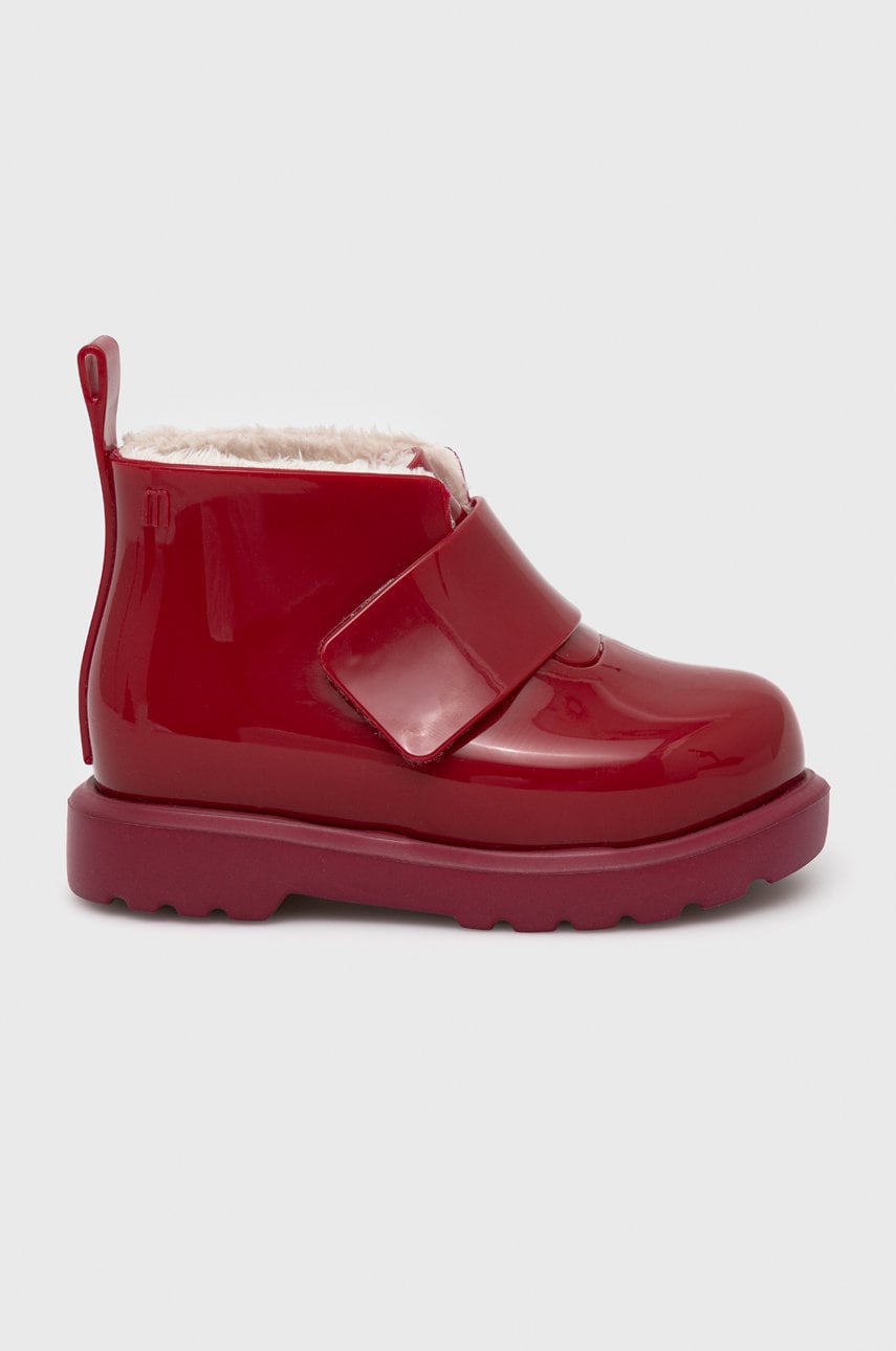 Melissa bocanci copii chelsea boot bb culoarea rosu,