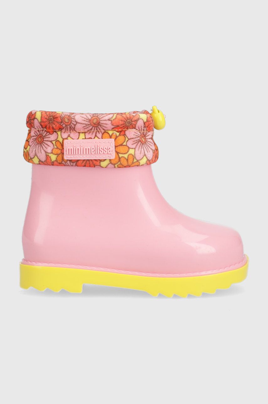 Melissa cizme copii Rain Boot Iii Bb culoarea roz