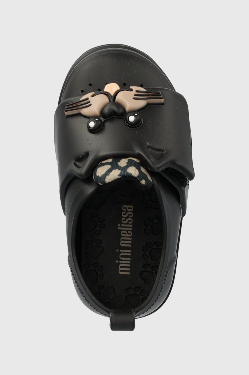 Детские полуботинки Melissa Jelly Pop Safari Bb цвет чёрный Детские полуботинки Melissa Jelly Pop Safari Bb цвет чёрный