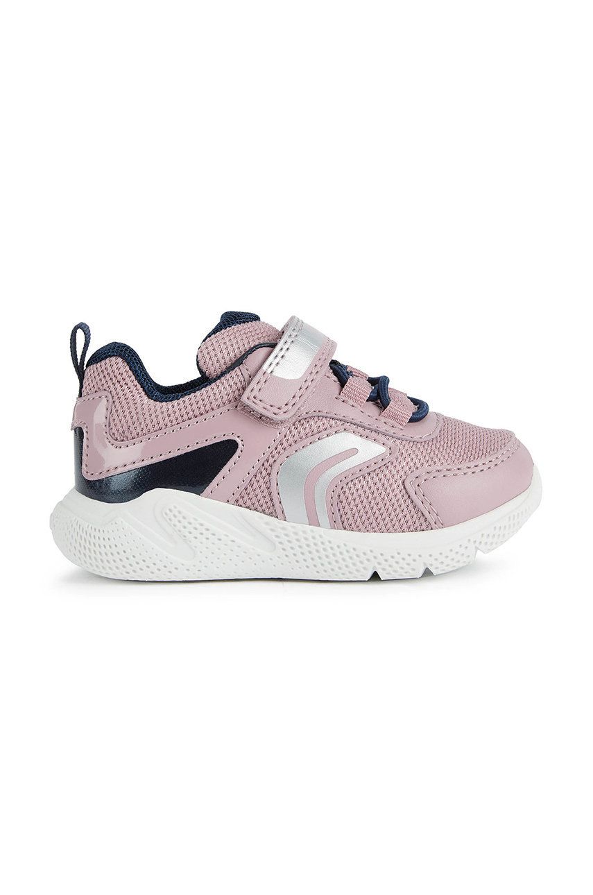 Geox sneakers pentru copii culoarea roz image7