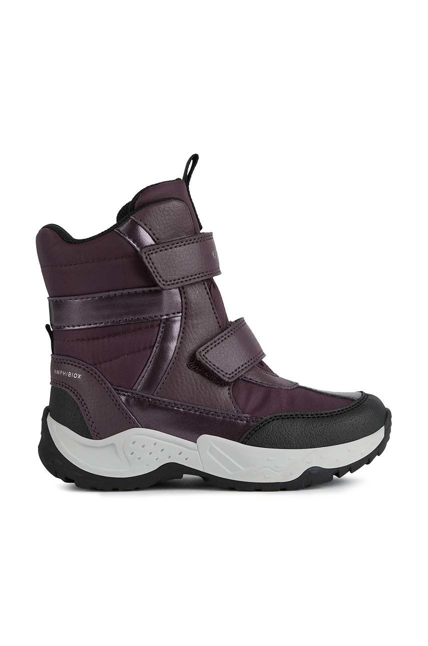 Geox cizme de iarna copii culoarea violet