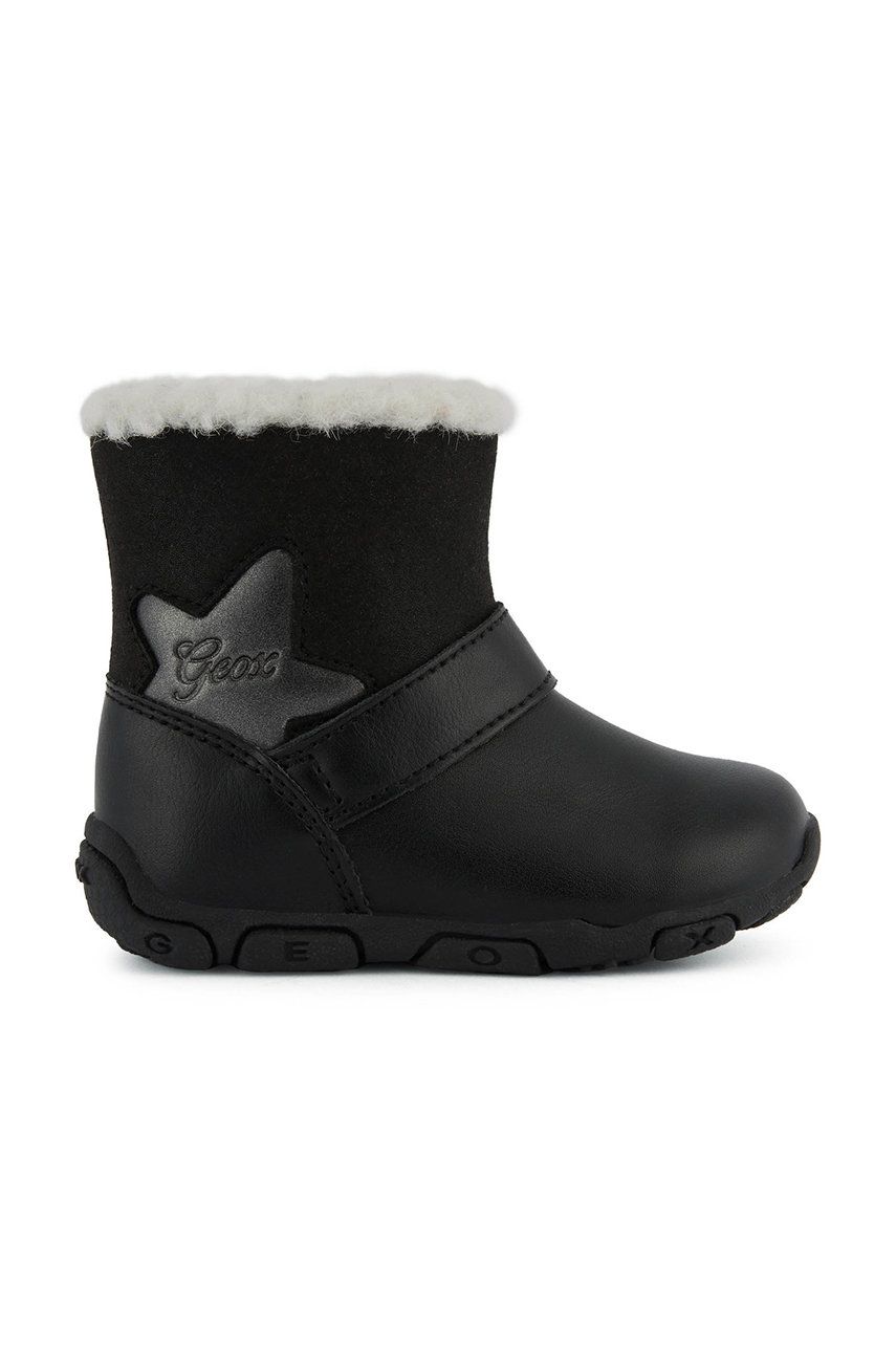 Geox cizme de iarna copii culoarea negru