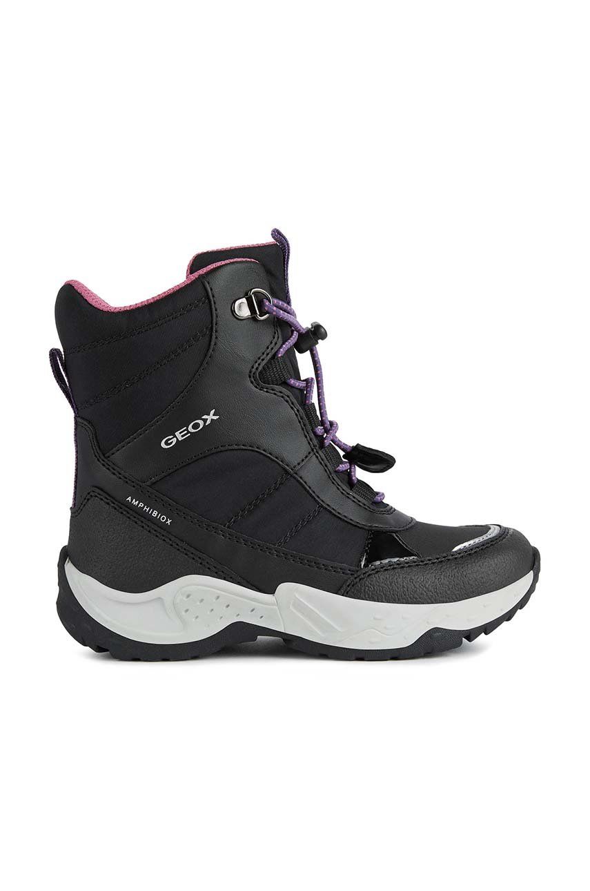 Geox cizme de iarna copii Sentiero Abx culoarea negru