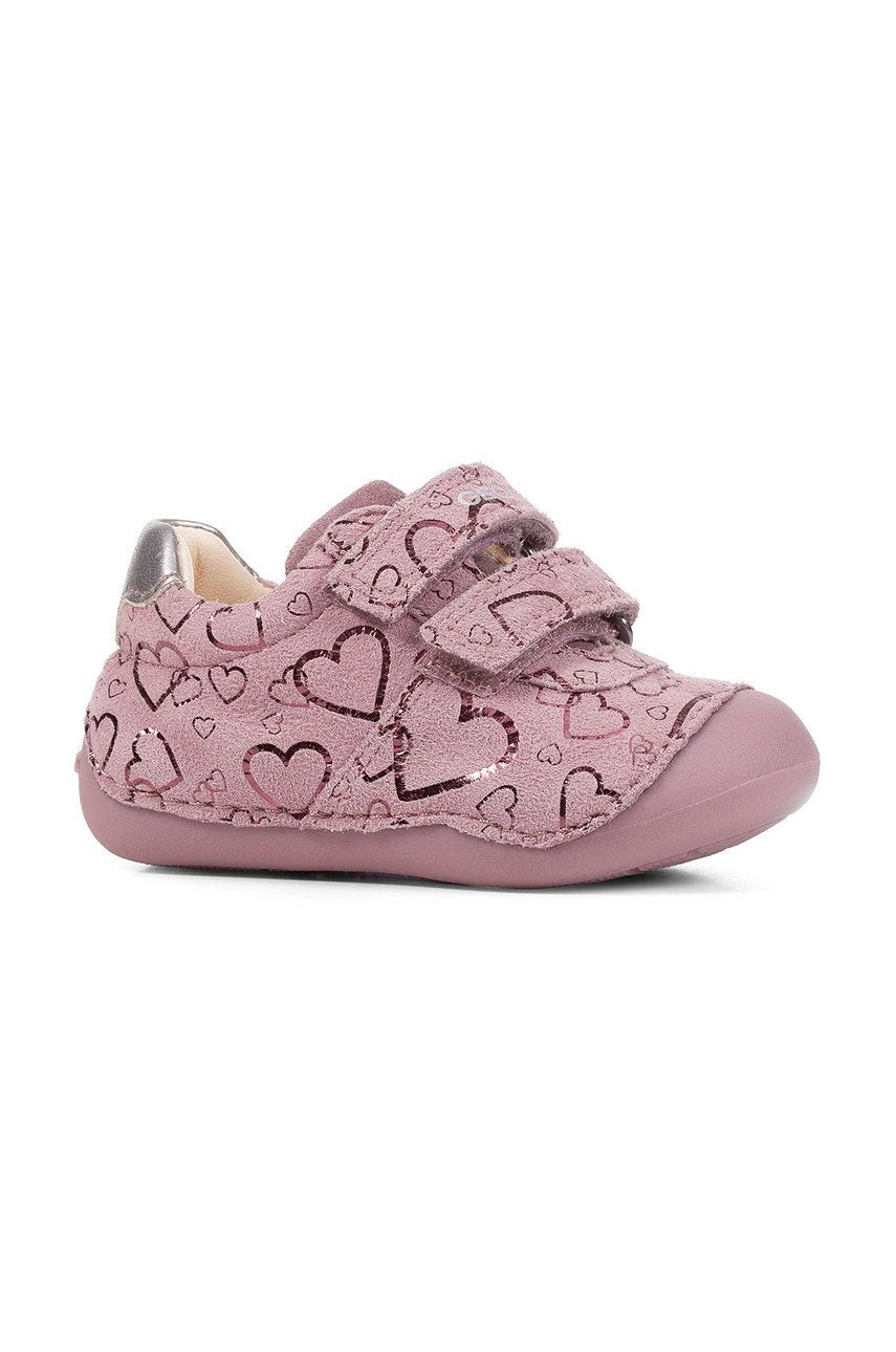 Geox pantofi copii culoarea roz image