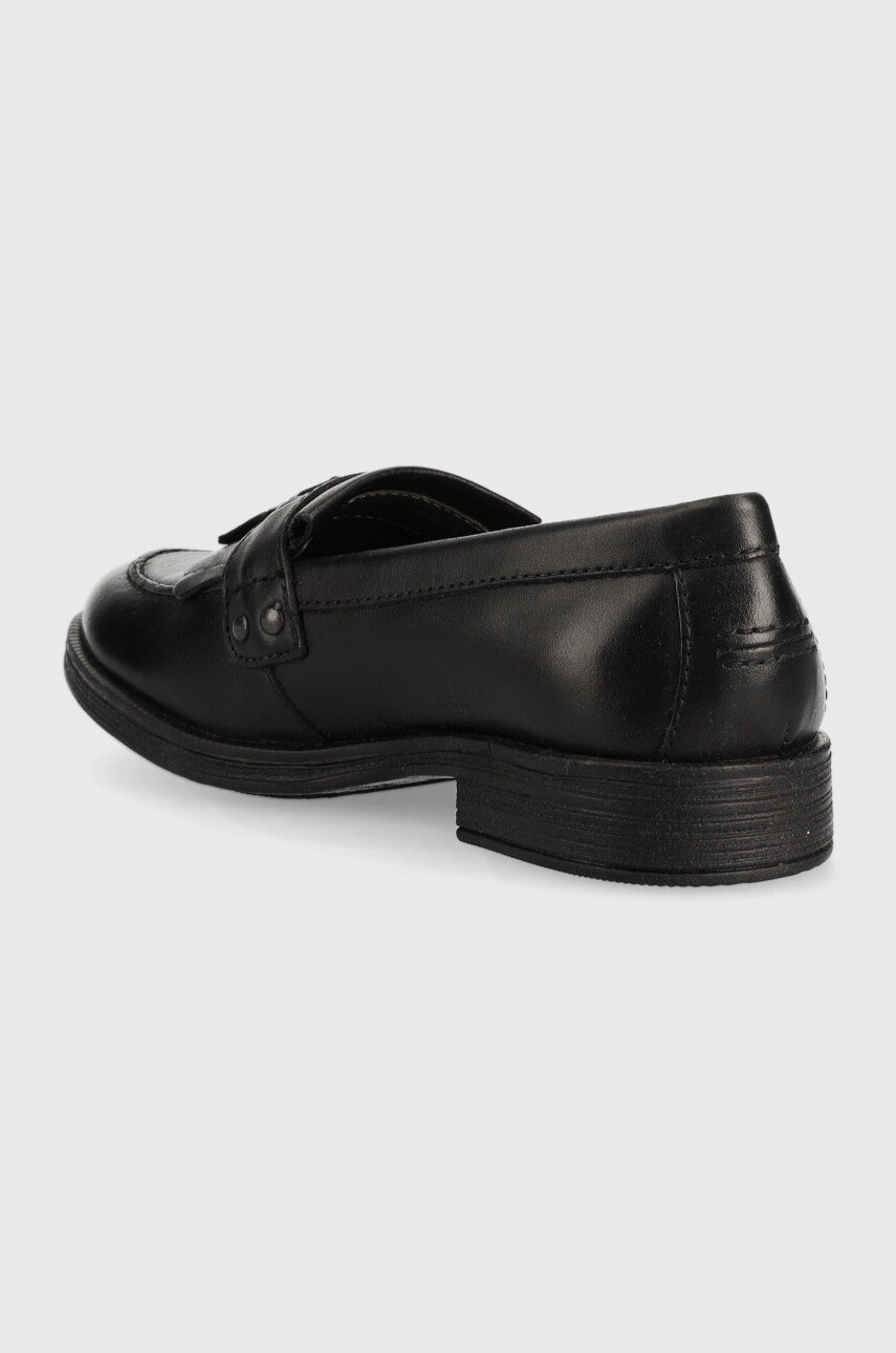 Geox Mocasini Din Piele Pentru Copii Culoarea Negru